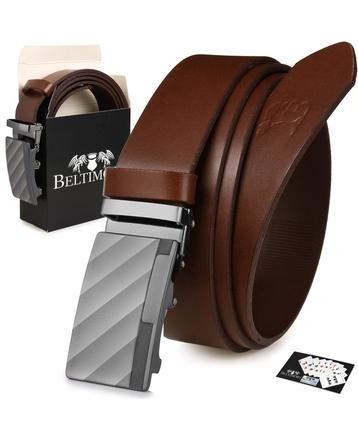 Kožený pánsky opasok beltimore hnedý,