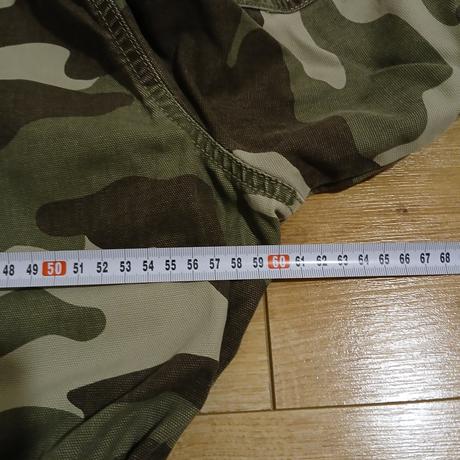 Maskáčová predĺžená bunda s opaskom, f&f,xl