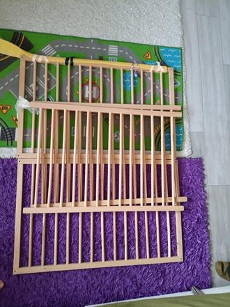 Cosing ohradka pre dieta drevena bukova 100x100cm, šírka (cm): 100,dĺžka (cm): 100