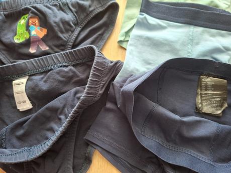 7ks slipy + boxerky minecraft, h&m,122