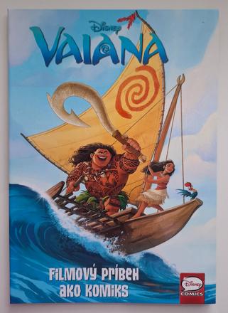 Kniha - komiks disney "vaiana", 