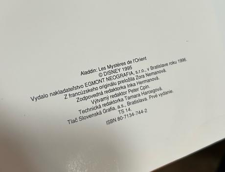 Aladin tajomstvá orientu, 