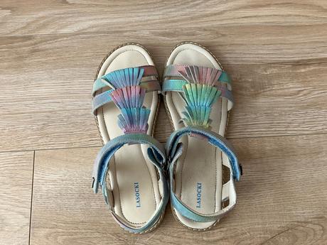 Kožené sandálky, lasocki,34