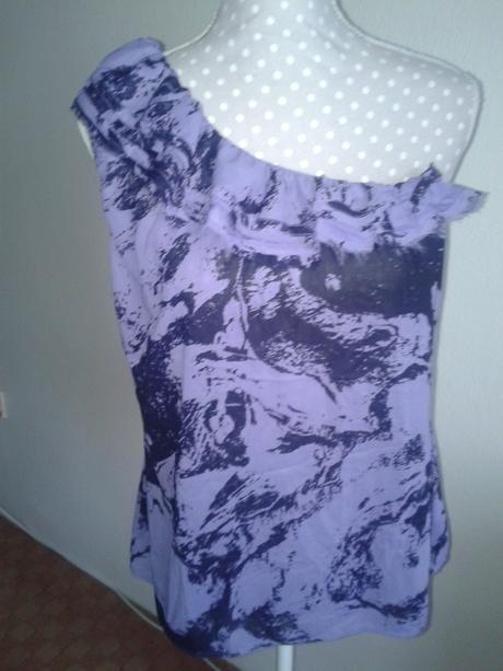 Fialovo čierny top dkny veľ. m, dkny,m