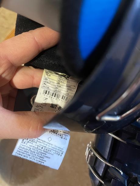 Lyžiarky wedze 500 flex 50 v.22/22.5, wedze,35