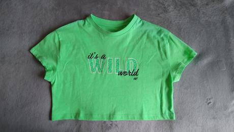 Crop top 4f tričko ako nové s visačkou, 140