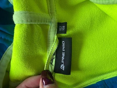 Softshelova bunda 152/158, alpine pro,158