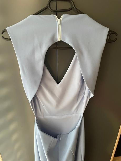 Elegantne šaty modre, s