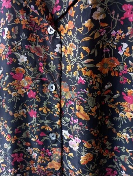 Hodvábna kvetinová košeľa m/l, m