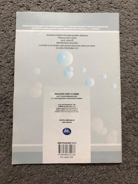Chémia - pracovný zošit, 