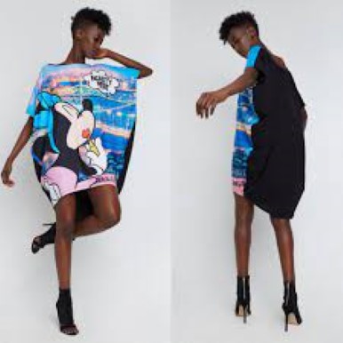 Sugarbrid bavlnene vzdusne mickey trendy saty uni, sugarbird