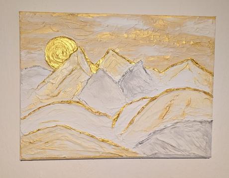 Obraz zasnežená krajina, 