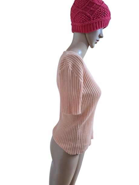 Dámsky pulóvrík s krátkymi rukávmi, m