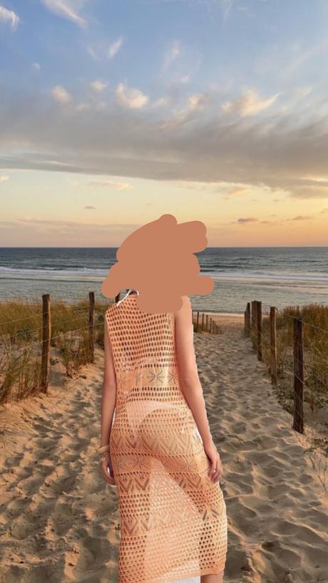 Plážové šaty/ šaty na plavky, s