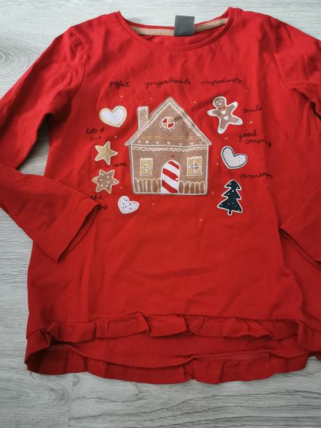 Vianočné tričko 6-7rokov, 122