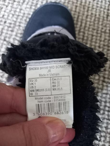 Zimné topánky, quechua,33