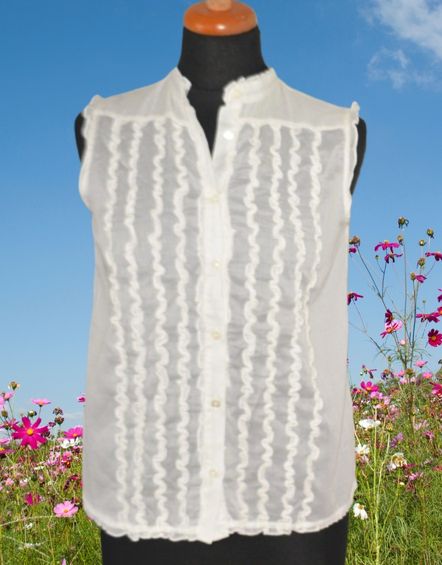 Gant, biela bavlnená blúzka veľ.38, gant,38