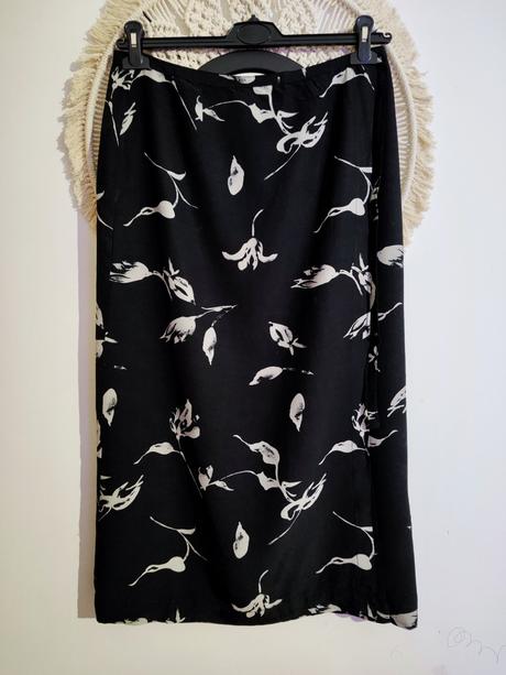 Zavinovačka maxi sukňa, l