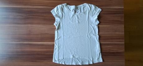 Biele tričko 122/128, h&m,122