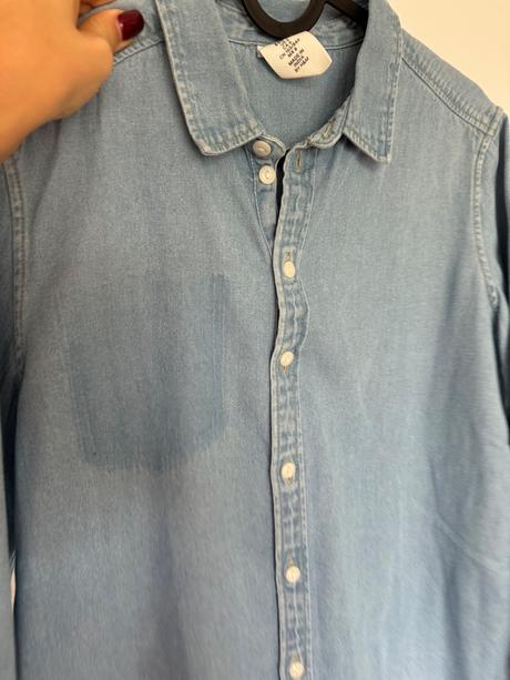 H&m riflova košeľa, h&m,s