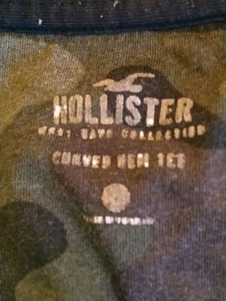 Pánske zeleno čierne tričko, hollister, m, hollister,m