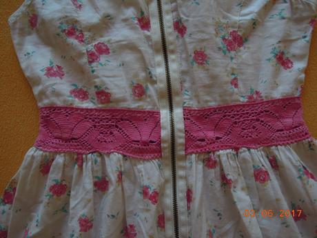 Letné šaty na zips (134/140), 134