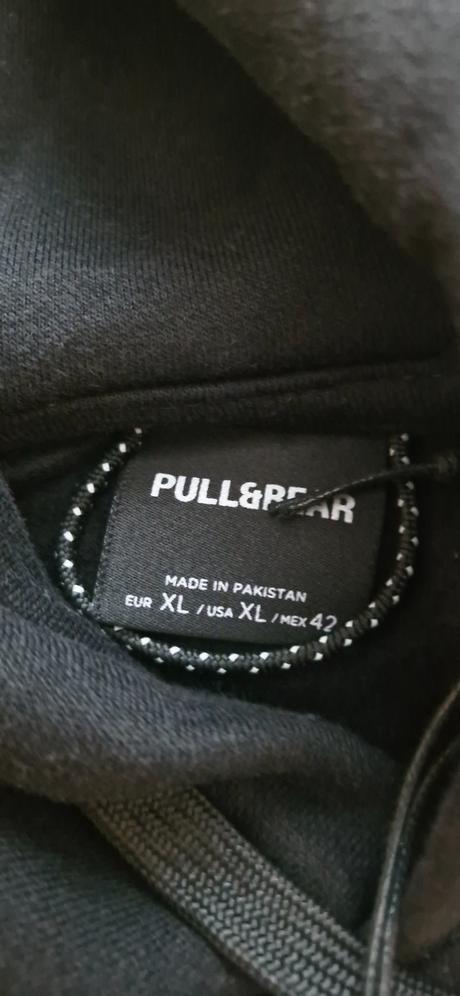 Čierna mikina, pull&bear,xl