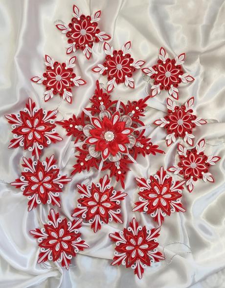 Dvojfarebná hviezdička-vločka, 