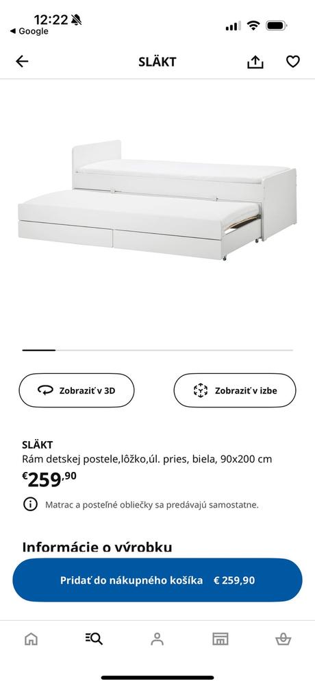 Postel slakt, šírka (cm): 90,dĺžka (cm): 200