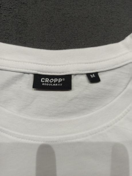Biele tričko cropp, m