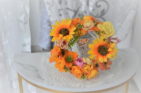 Jesenný venček na sviečku alebo zavesenie, 