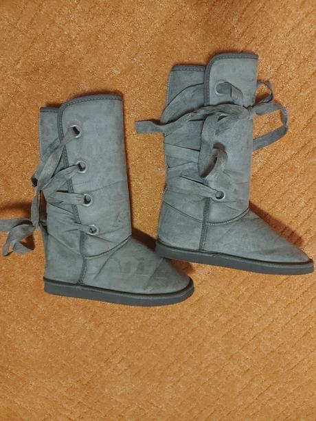 Hnedé čižmy na štýl ugg, 38