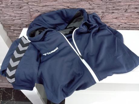 Mikina hummel s kapucňou a vreckami na zips, hummel,176