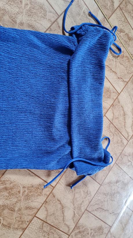 Modré šaty, mango,s