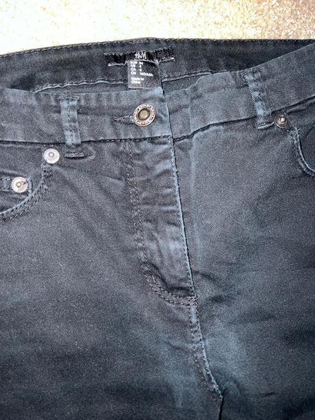 H&m cierne strecove rifle, h&m,34