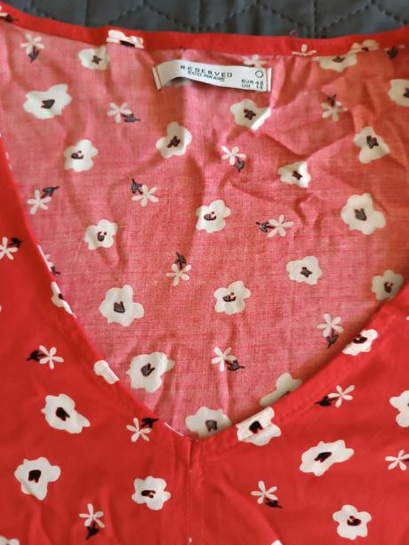 Červené šaty, reserved,42