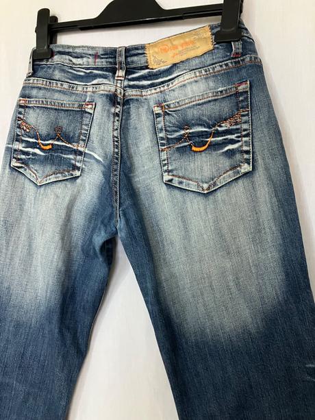 Dámske modré y2k low waist rifle vintage, l