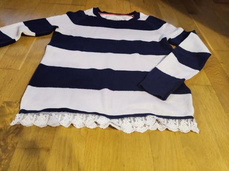 Krásny svetrík s madeirou, h&m,134