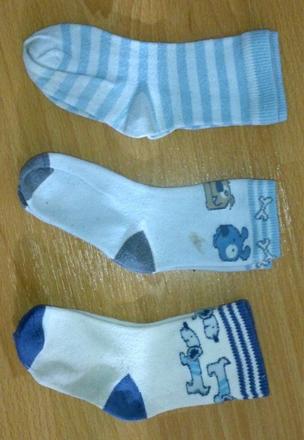 3x ponožky cena spolu, 17