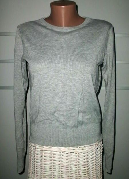 Jednoduchý sivý svetrík od zn. h&m - veľ. xs, h&m,xs