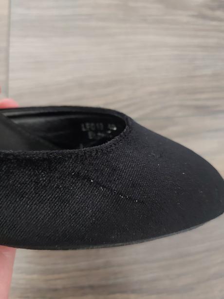 Čierne semišové lodičky, 40