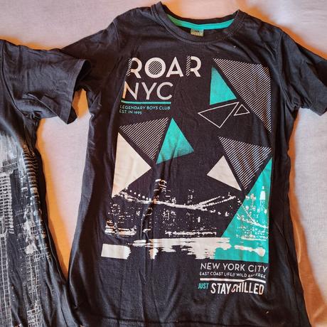 2x ny tričko, h&m,134