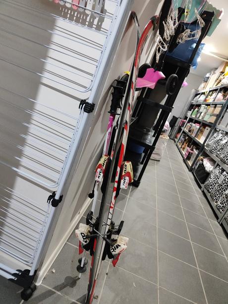 Lyže atomic 120 cm palice blizzard 95 cm, atomic,120-129 cm