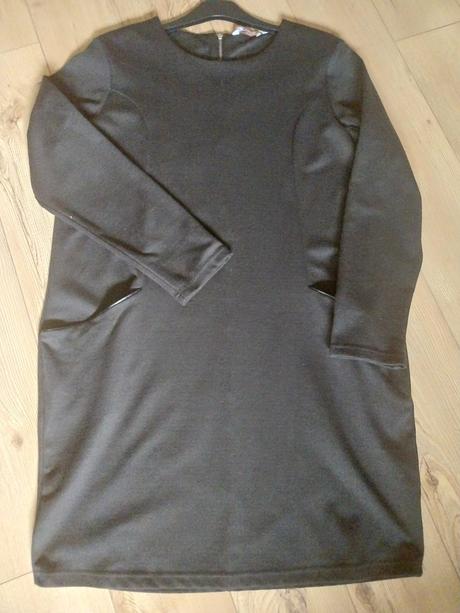 Čierne šaty xl, 46