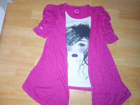 Dievčenské tričko s kabatikom, 158