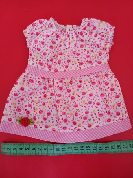 Šaty pre bábiku baby rose 2 ks, 