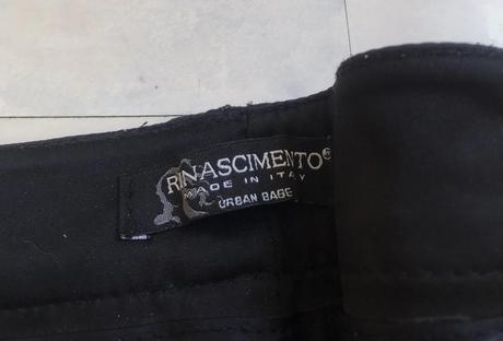 Luxusné saténové nohavice s kovovým leskom, m