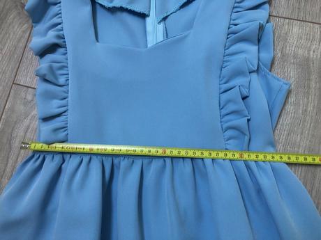 Damske modré saty uni, m