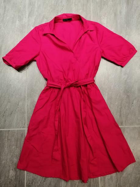 Sýtoružové šaty mohito v36, bavlna popelín, mohito,36