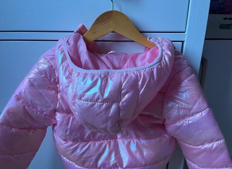 Metalická ružová prechodná bunda, 98, 98